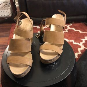 high heel wedges